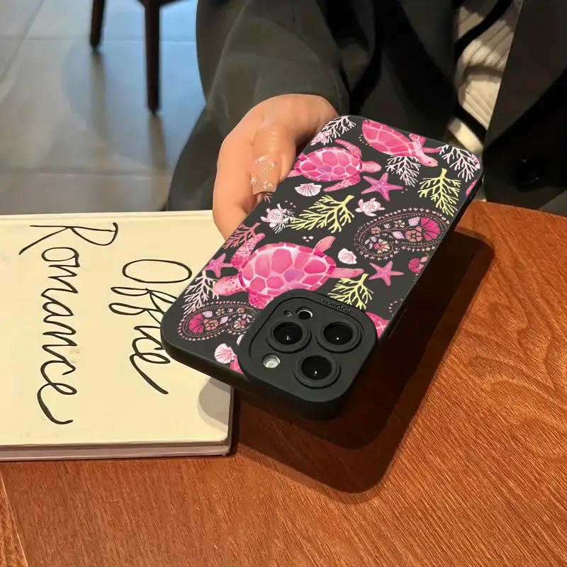 Чехол для телефона Samsung Galaxy S25 S24 S23 Ultra S22 Plus S21 FE A16 A14 A13 A54 A33 красочная морская черепаха противоударный мягкий чехол