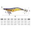 1 шт. 2.5/3.0# Новая светящаяся кальмаровая джиг-приманка для морской рыбалки 8г-19.5г Крючок для осьминога, креветки, каракатицы(случайный) Инструменты для рыбалки на открытом воздухе