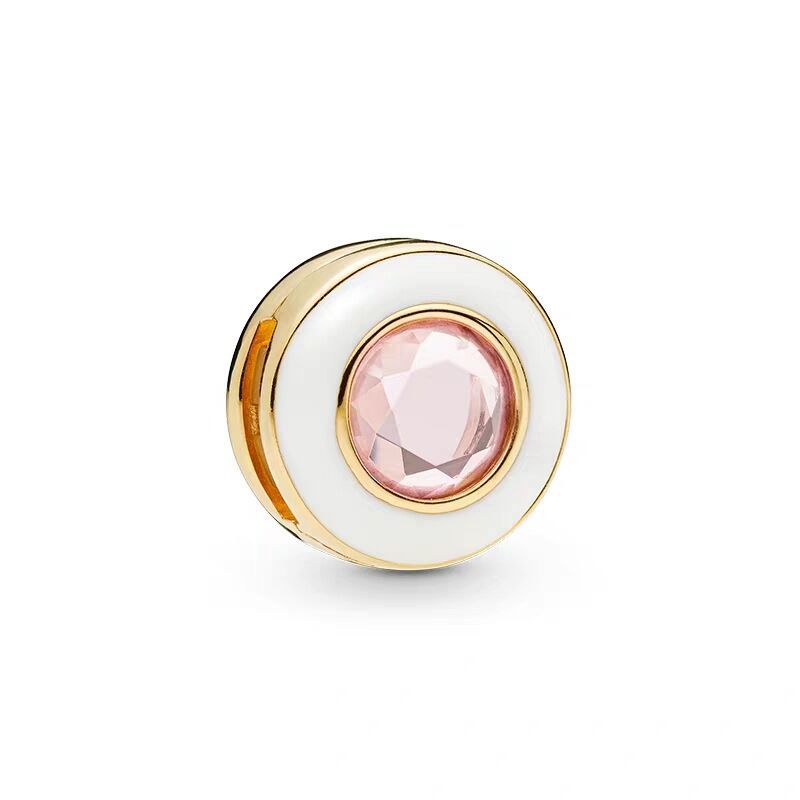 Новые Аутентичные Браслеты Аксессуары Зажимной Шарм подходит для charms Reflections медные бусины Сделай Сам Украшения Высокое Качество