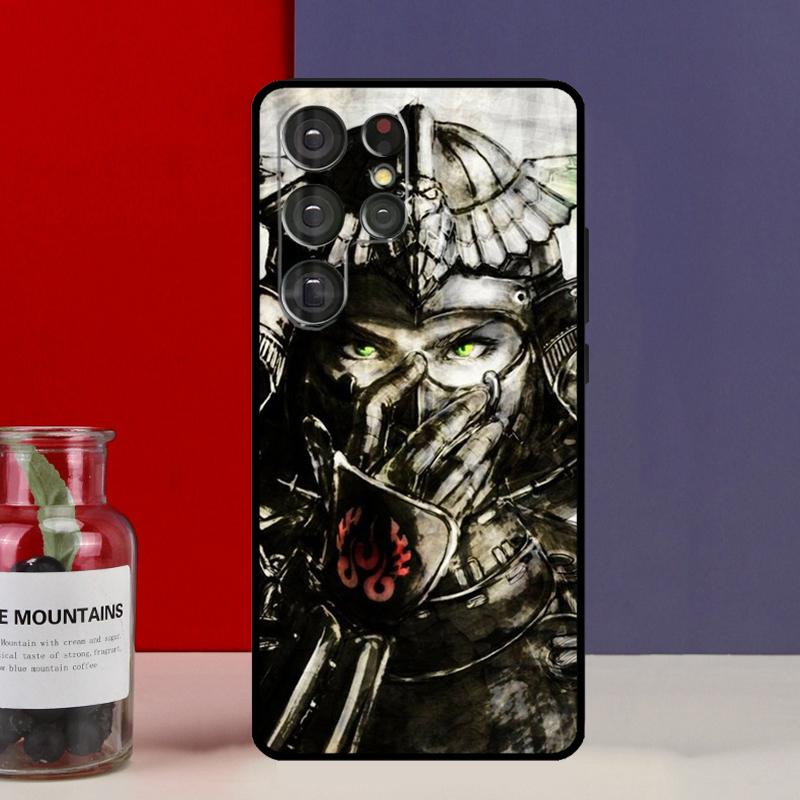 Чехол Funda для телефона Samsung Galaxy S25 Ultra S9 S10 S20 S21 S22 Plus S23 Ultra S24 FE с изображением Самурая Воина