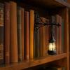 Vintage Bookshelf Lamp Library Lantern Light Library Lantern Bookshelf Light Reading Nook Led Night Lamp Decorative for Home