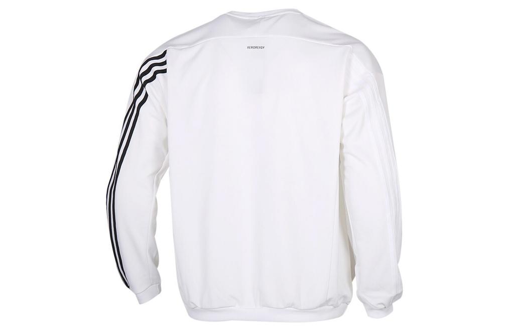 Adidas Sweatshirts Men's White Crew Neck Moderate Regular FM5320