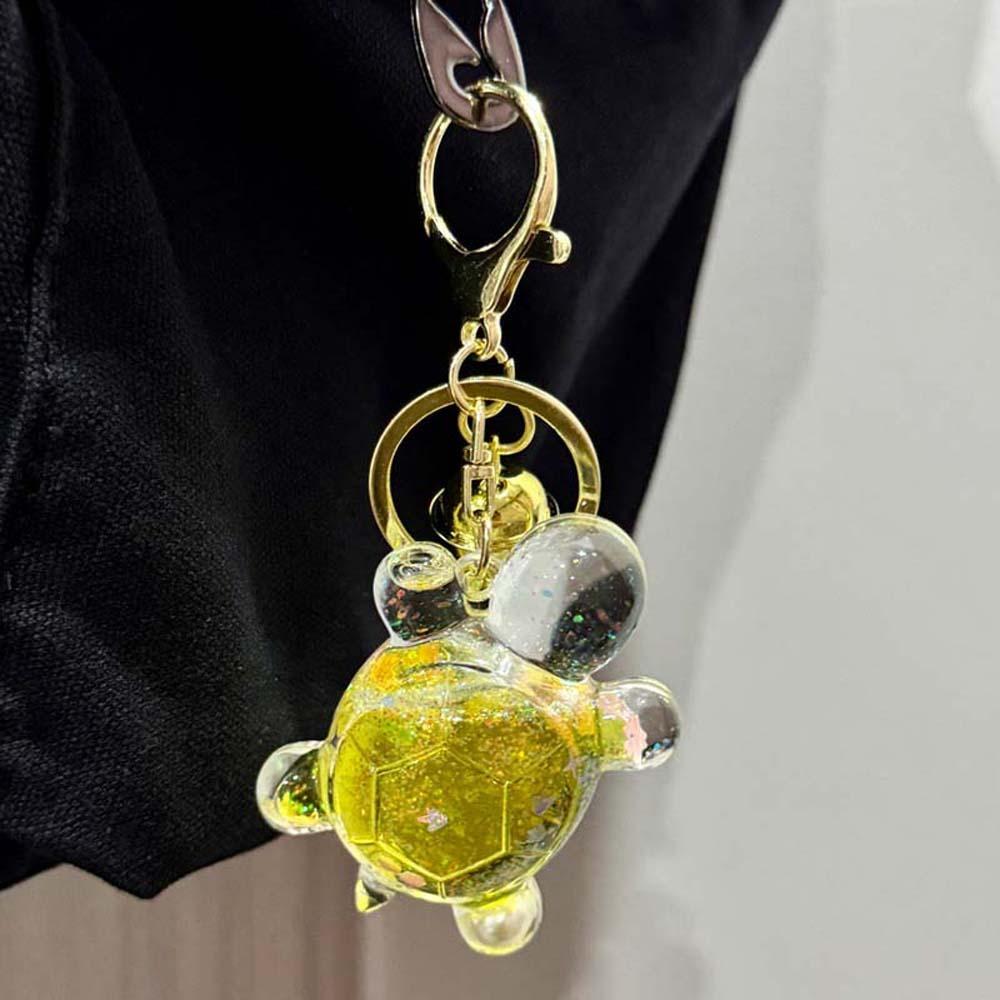 Акриловые украшения, куклы-черепахи конфетного цвета, блестящая черепаха, маленький орнамент, брелок в виде черепахи для девочек и мальчиков