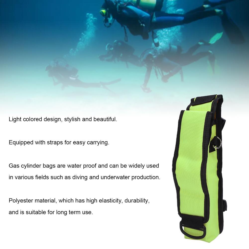 Waterproof Dive Cylinder Holder 0.5L Scuba Cylinder Bag Durable Mini Scuba Tank Bag Swimming