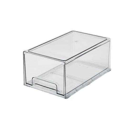 Face Masque Drawer Storage Box Clear PET Large Capacity Multifunctional Stationery Makeup Office Supplies Jewelry Accessories Organizer Container