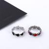 Jewelry Gifts Index Finger Ring Heart Stackable Rings Heart Chain Ring Korean Style Women Rings