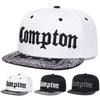 Унисекс Кепки Hip-Hop с вышивкой букв Compton Весна Осень Открытый воздух Регулируемые Повседневные Бейсболки Тракеры Шляпа от солнца
