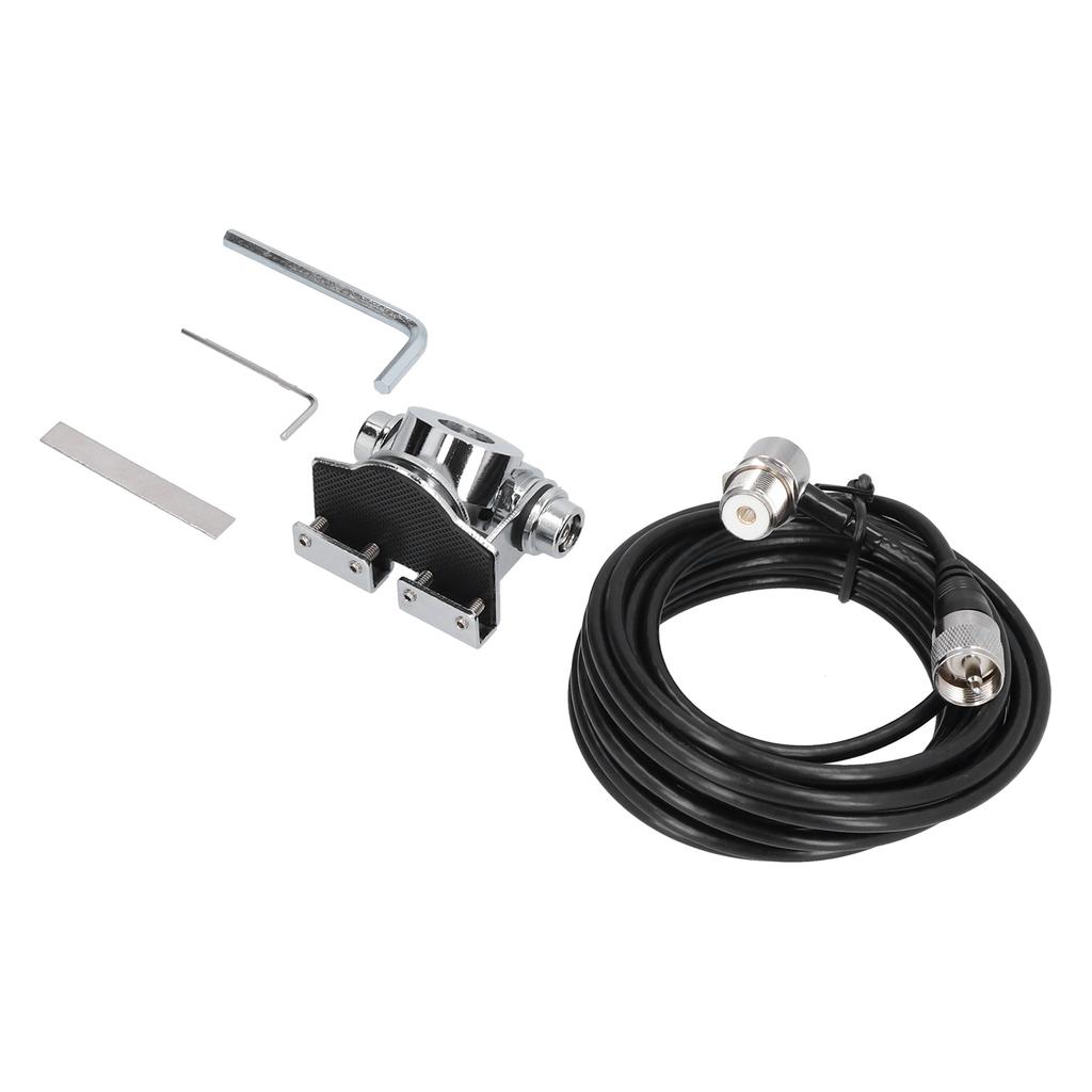 Мобильный антенный кронштейн Регулируемый кронштейн для крепления антенны с защитной накладкой Шестигранный ключ для автомобильного радио