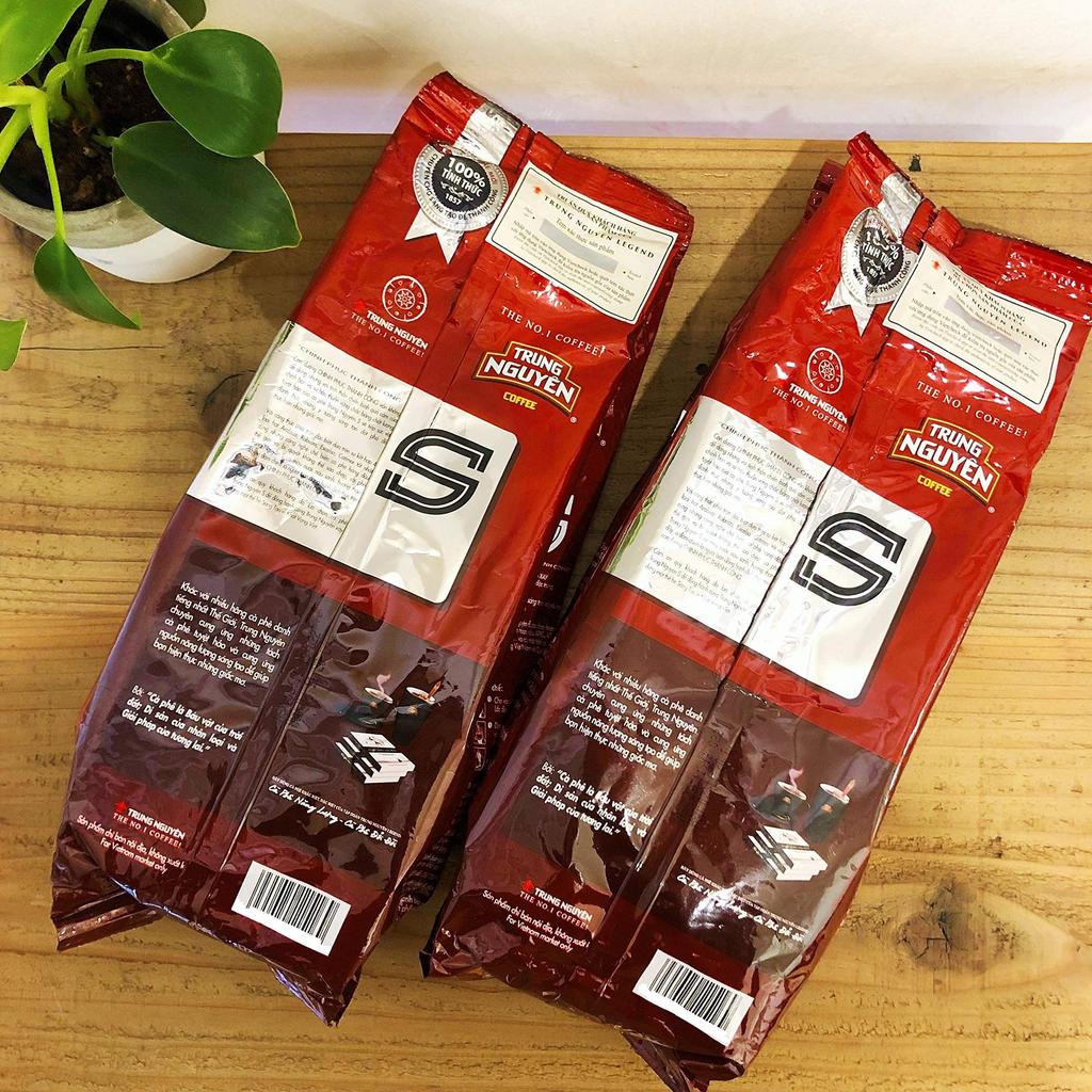 Trung Nguyen Chih Phuc S, 1kg (2 X 500g Bags), Medium Grind Trung Nguyen Blend Regular Coffee, Professional Drip Powder, Vietnamese Coffee