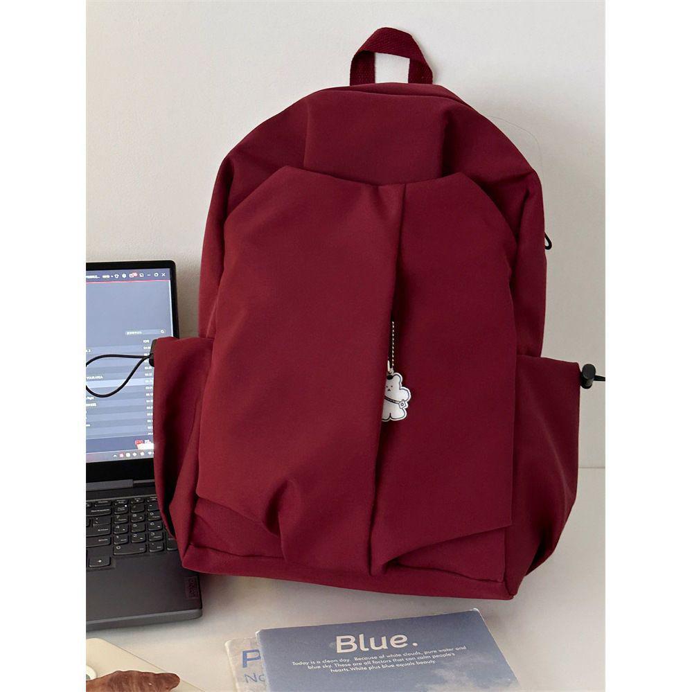 Черный рюкзак большой емкости для студентов - Унисекс, с двумя плечевыми ремнями, идеально подходит для колледжа и путешествий