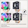 IWONGOU X99 Processor Cooler LGA2011 2 Heatpipes Radiator 90mm RGB Fan 3Pin Cooling CPU for Intel LGA 2011/1366/1700/AMD/1156