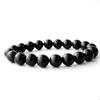 Morion Black Quartz Tibetan Morion Natural Comes with a Special Inner Approximately 19cm [GOLD STONE] Bracelet, 10mm, Quartz, Certified, Box,