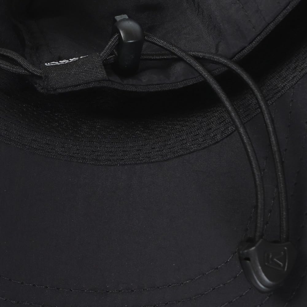 Кепка БАНДЖИ С ЛОГОТИПОМ, НЕЙЛОНОВАЯ, свободный размер [Keen] ЧЕРНЫЙ/ЧЕРНЫЙ