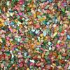 100g New Glass DIY Mosaic Tiles Multicolor Crystal Translucent Shell Fragments