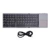 Foldable Bluetooth Keyboard Portable Wireless Travel Keyboard with Touchpad for Computers Tablets