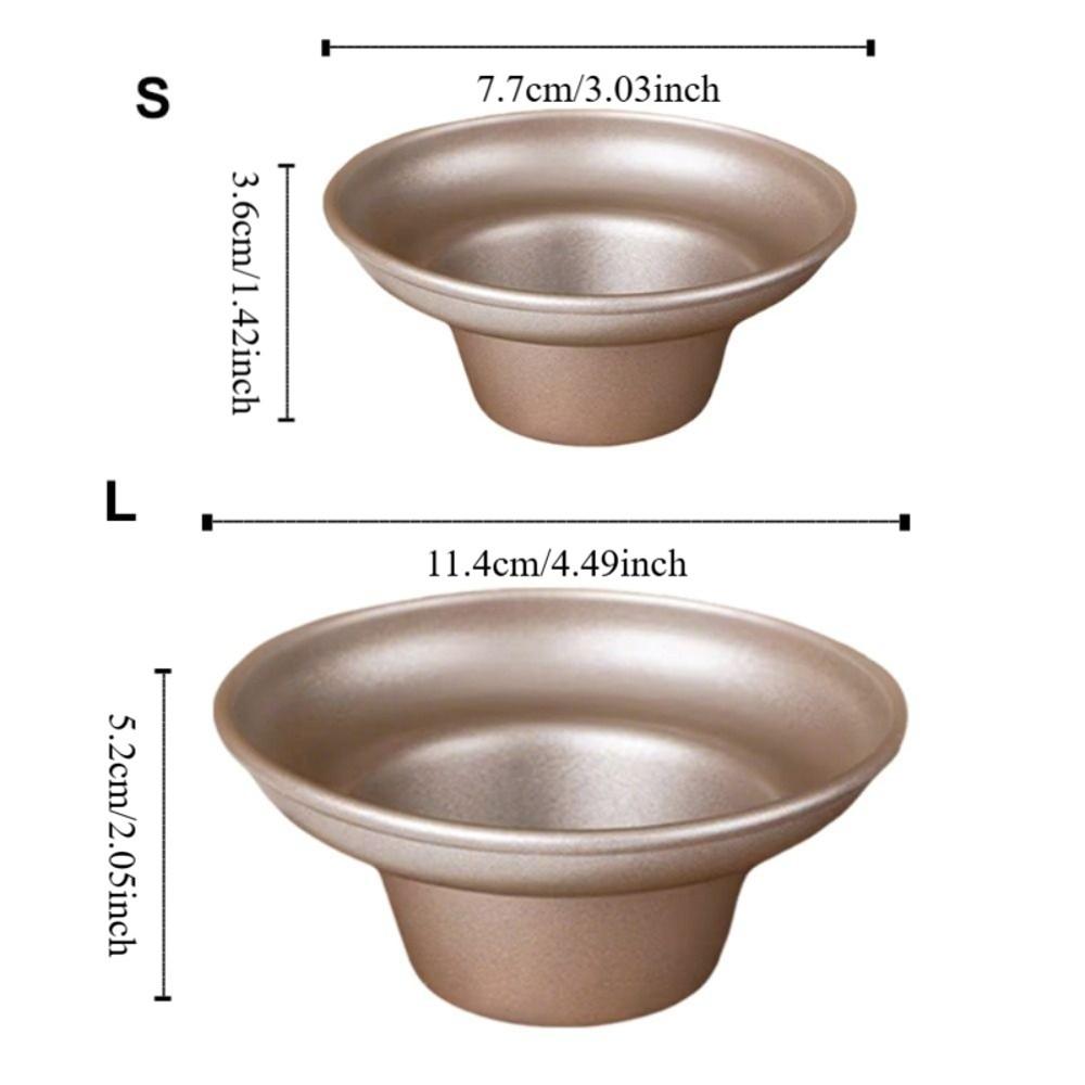 2pcs Non-stick Mushroom Shape Cupcake Mold Carbon Steel Cupcake Baking Tray Baking Mold Rice Cake