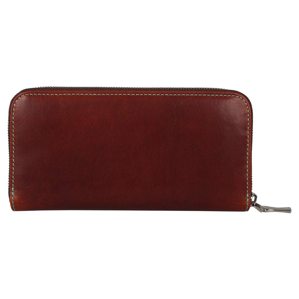 Wallet Long Wallet Douglas Round Zipper DOUGLAS Green [Orobianco] ORS-084309