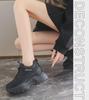 2024 Spring Women's Korean-Style Dad Sneakers: Round Toe, Chunky Sole, Casual Lace-Up