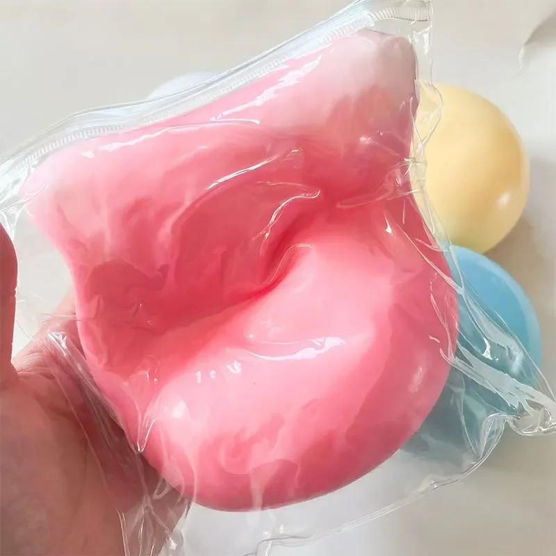Stress Relief Squishy Ball, Durable Washable Squeeze Stress Ball For Adults Toys Gift Soft Anti-Anxiety Adhd Sensory Fidget Toy,
