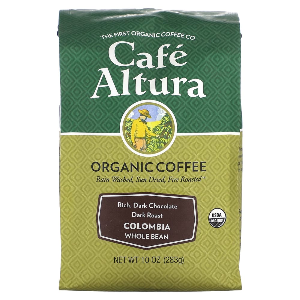 Cafe Altura Colombian Coffee Beans Dark Roast 283g (10oz)