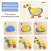 Non-Toxic Children 3D Puzzle Montessori Toys Rainbow Pebbles Logical Thinking Game Kids Painting Sensory Learning Toys For 3-6 Years Old