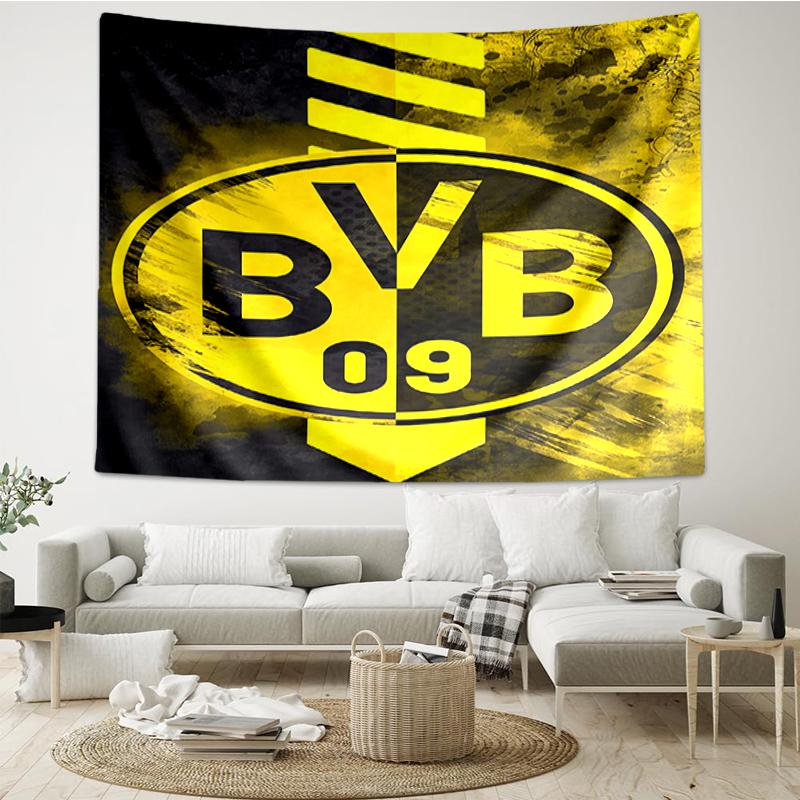 BVB Print Tapestry, Backdrop, Easy Setup, Ideal for Bedroom, Office & Living Room, with Aesthetic Wall Hanging Decor.