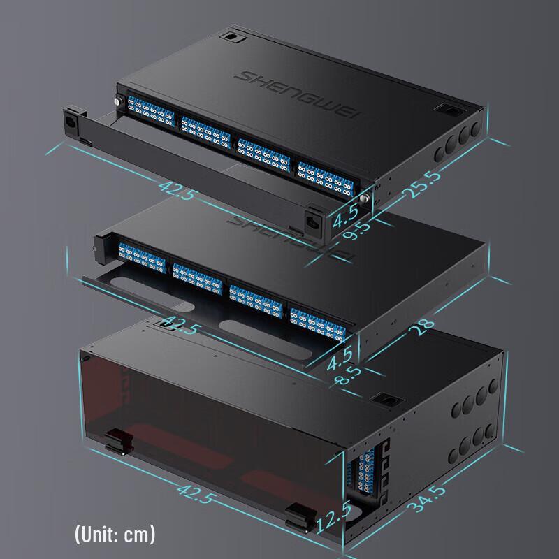 Shengwei MPO Fiber Optic Distribution Box 72-Core