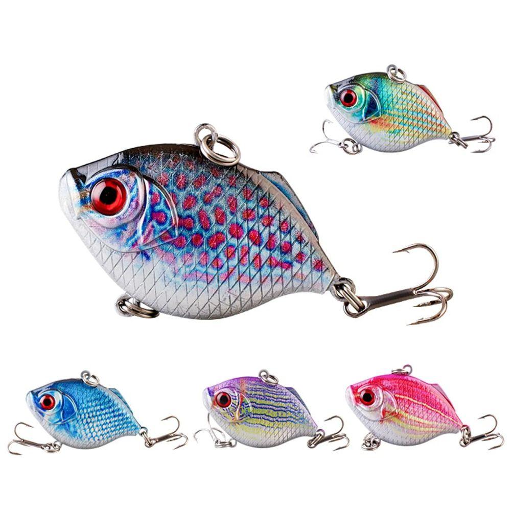 5PCS ABS Fishing Lure 5 Colors Minnow Lures New Floating Minnow Baits Winter Fishing