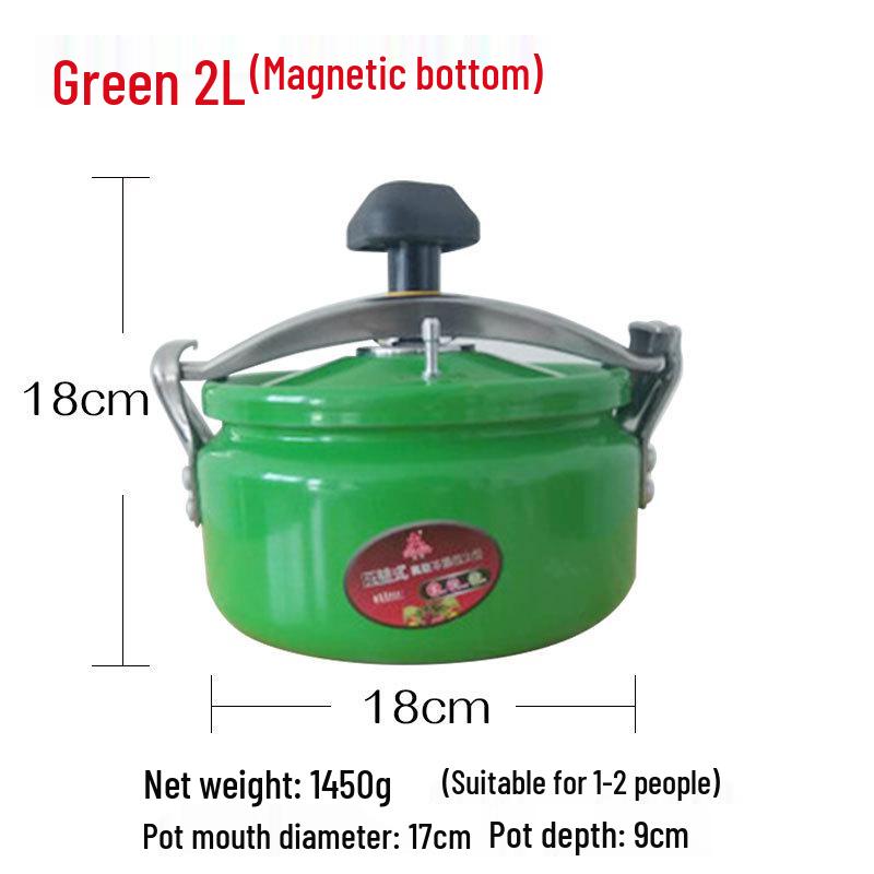 Explosion-Proof Portable Mini Pressure Cooker for Camping & High-Altitude Cooking