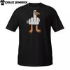 Funny Middle Finger Bird T-Shirt | Offensive Cartoon DTG Printed Tee