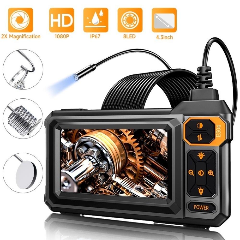 IP67 Бороскоп Камера 1080P HD Эндоскоп для Труб Инспекционная Камера для Автомобильного Двигателя