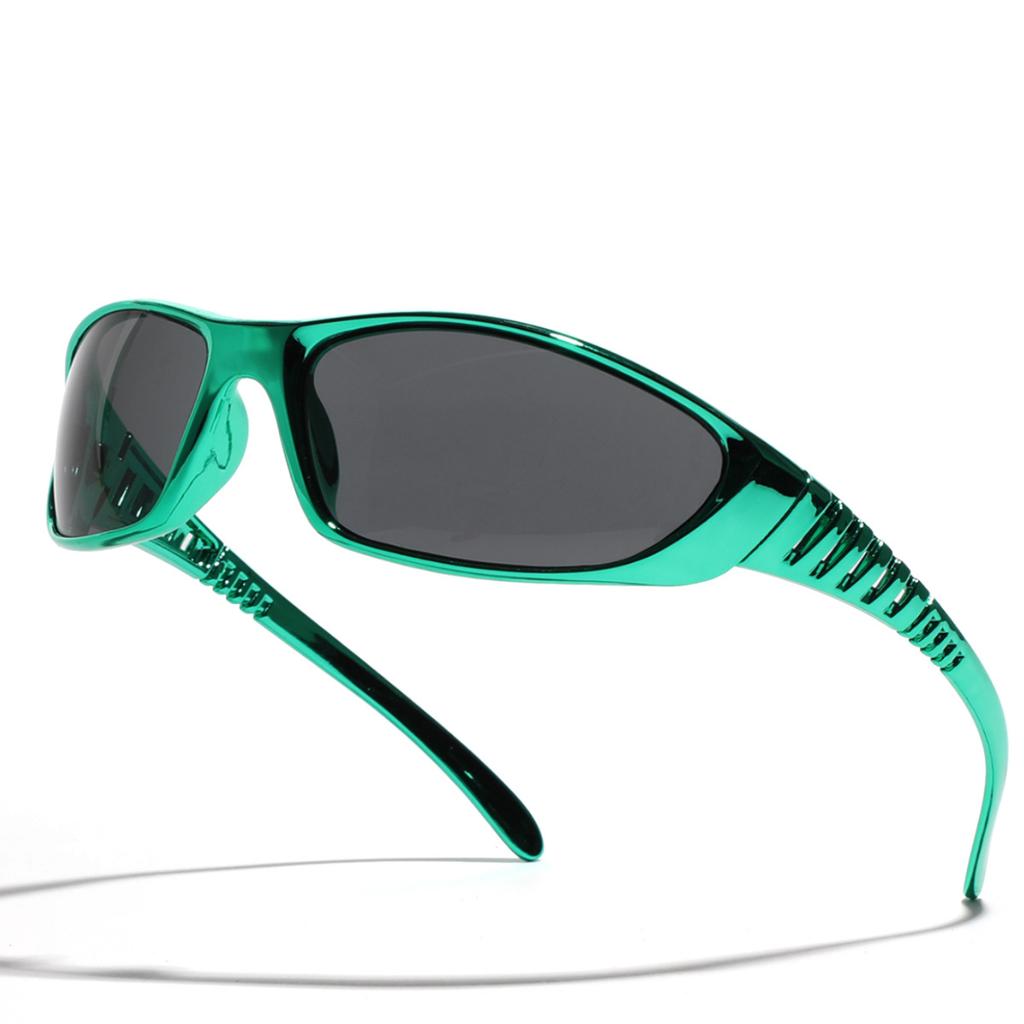 KLASSNUM Popular Women's Sunglasses Punk Sunglasses Unique Sports Sun Glasses Men UV400 Goggle Shades Mirror Colorful Eyewear