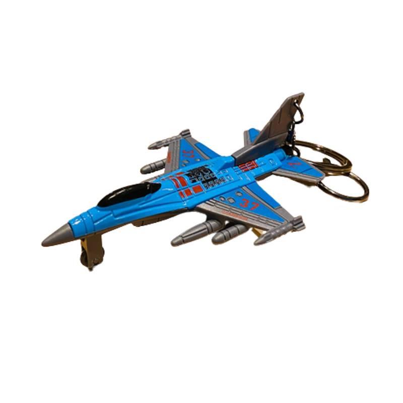 Креативный мультяшный брелок из сплава в виде истребителя, изысканный автомобильный брелок, оптовая продажа, парный подвес для сумки
