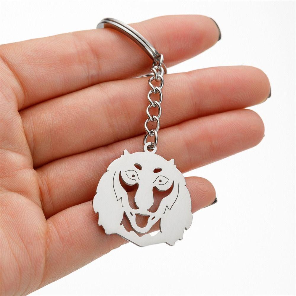 Брелок в виде животного, подвеска в виде собаки, брелок из нержавеющей стали, брелок в виде памятного знака для питомца, брелок в виде собаки, сумка, ювелирные изделия