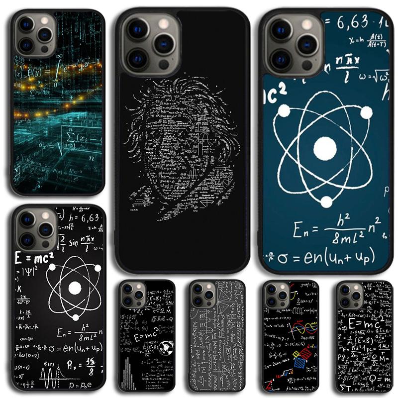 Чехол для телефона E mc2 Формула Математика Забавная Наука Для iPhone 17 Air 15 Pro MAX 16 Plus 14 11 12 13