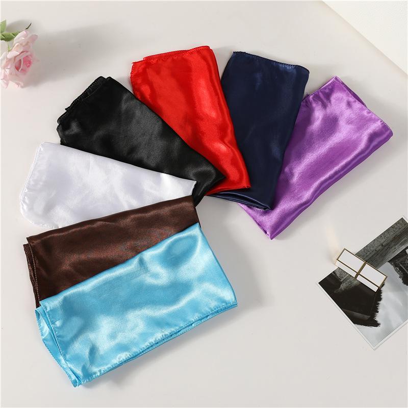 50 * 50cm Spring And Autumn Silk Scarves Versatile Decoration Professional Small Square Scarves Neck Protection Binding Bag