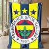 Fenerbahce Theme blanket Soft Flannel Blanket Plush Throw Blanket Cozy Sofa Bed Blanket for Home Decor