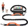 Outdoor running pet leash nylon reflective night run walk fanny pack leash dog leash set