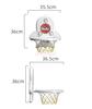Basketball Rack For Children Indoor Adjustable Shooting No Punching Wall Mounted Basketball Frame For Children