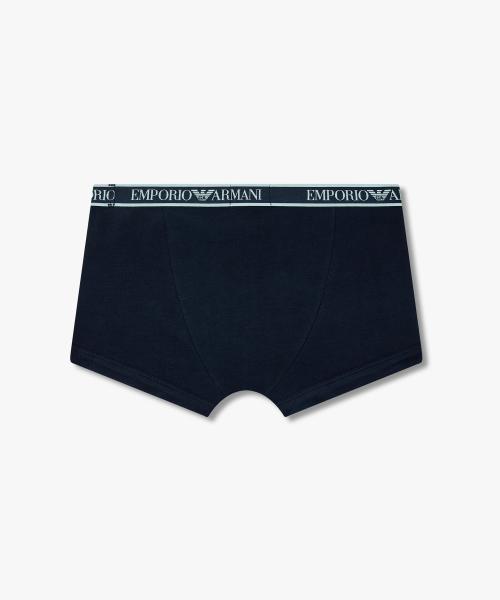 [Emporio Armani Underwear] Мужские хлопковые боксеры с цветными полосками 0816112166 [Отправка из Кореи] 100% Оригинал