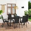 VidaXL 7-Piece Garden Dining Set Patio Dining Furniture Terrace Dining Furniture Garden Lounge Set 3060061