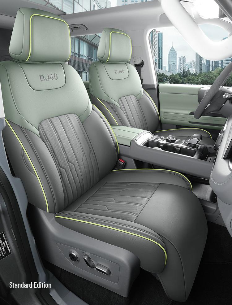 Beijing BJ40 Leather Car Seat Cushion - All-Season Model for Specific Cars
