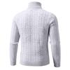 Men's Sweater  Knitted Sweater  Solid Color  Gao Ling  Stripes  Twisted Dough  Leisure