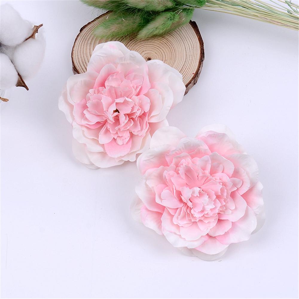 5 шт. 10 см Большой искусственный пион цветок Высококачественная шелковая роза для свадебной вечеринки украшение дома DIY венок подарок клипарт цветок