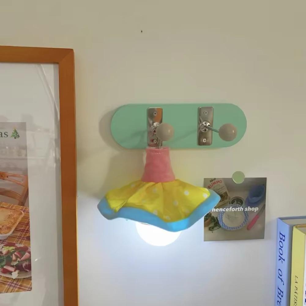 Colorful Bedroom Night Light Kawaii Hanging Lantern Hanging Flower Lamp  Bedhead Decorative