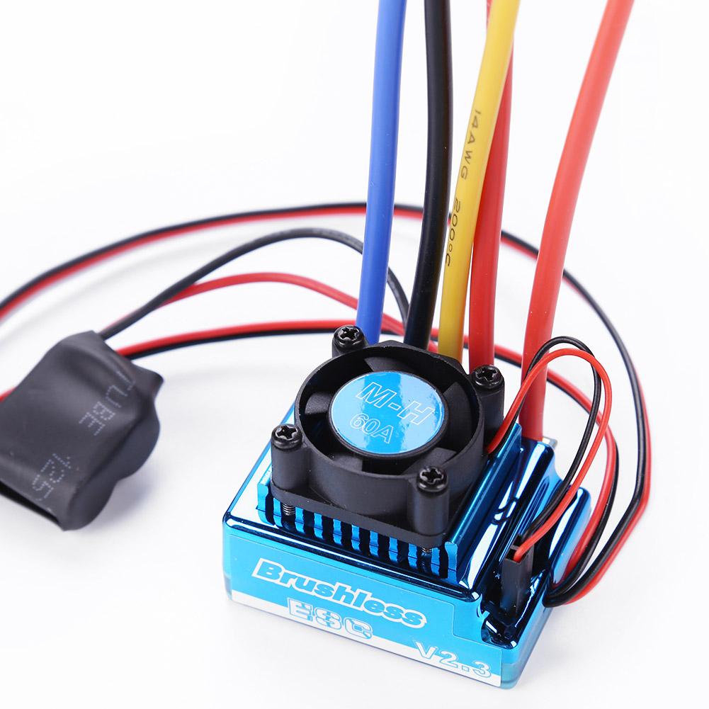 45/60/80/120A Brushless Motor Electric Speed Controller Lightweight RC ESC Strong Current Impedance for RC Accessory