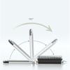 Mini Hair Brush Folding Massage Comb Head Massage Anti-Static Portable Travel Hair Brush Girl Hair Combs With Mirror