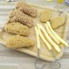 Children's Food Simulation Key Chain Fried Chicken Leg Food Pendant French Fries Chicken Nuggets Creative Key Ring
