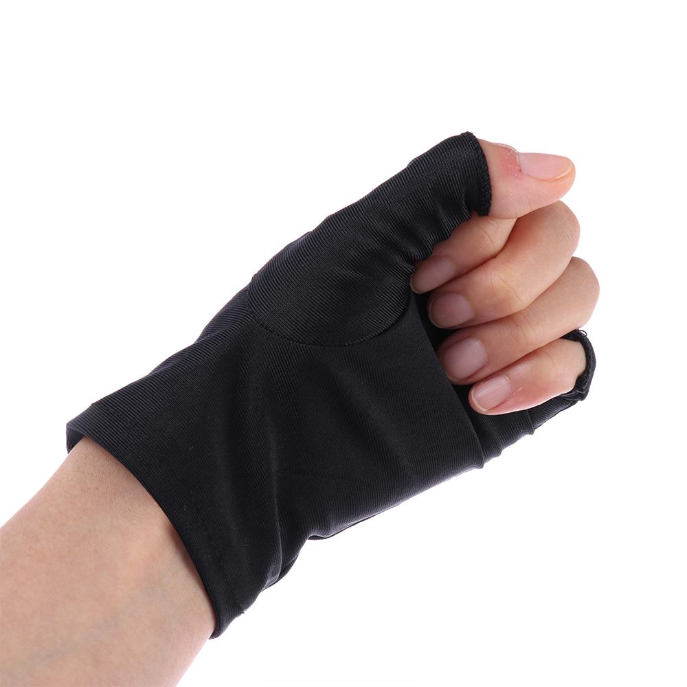 Tight Thin Short Summer Mittens Half Finger Gloves Sun Protection Sports/Driving/Biking
