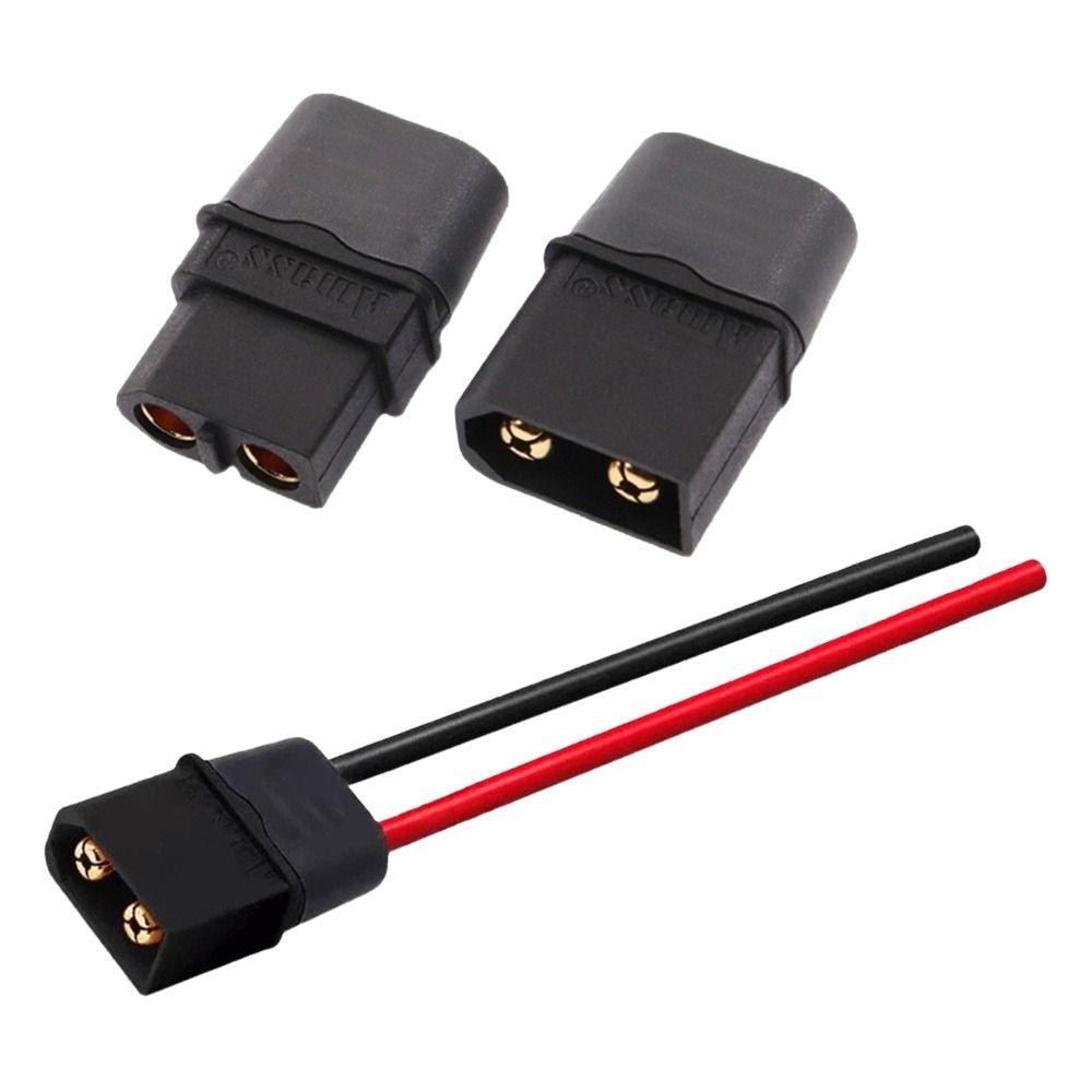 Black Wire Cable Adapter Power Connect Battery Connector New XT60H-M F Plug RC Accessories